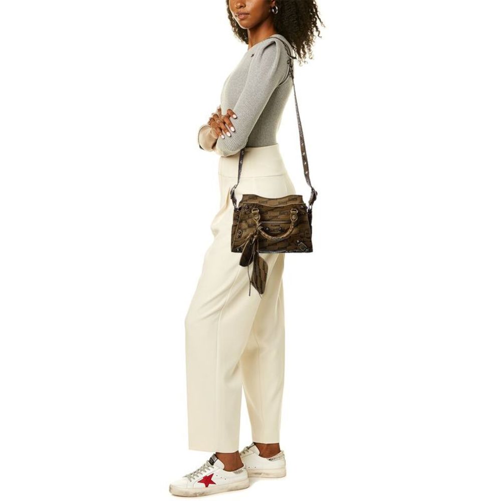Balenciaga Neo Cagole Xs Leather Shoulder Bag, Brown - Picture 4 of 5
